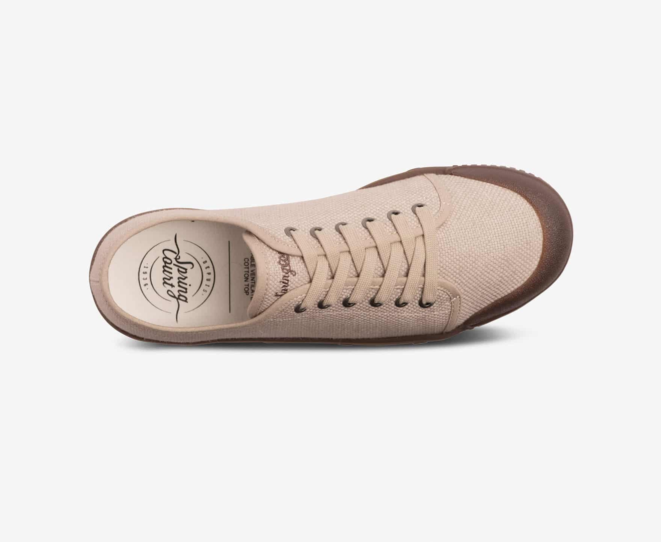 Spring Court G2 HEAVY CANVAS Men's Trainers Beige | South Africa-67QWUOJYV